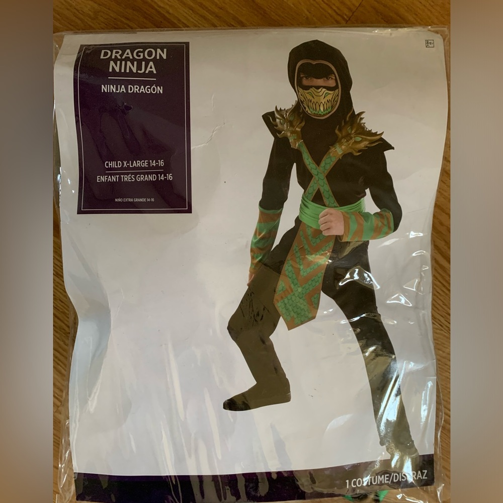 Boys Dragon Ninja Halloween Costume